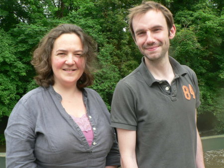 Juliet Reid and Tom Styles of Johns Associates Environmental Consultants