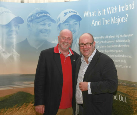 David Boyce of Tourism Ireland with Michael Harris of Golf Monthly