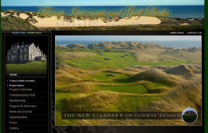 Trump International Golf Links website