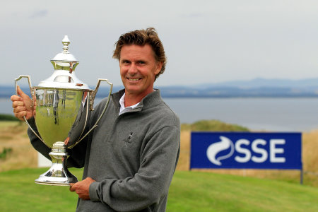 Anders Forsbrand with SSE Scottish Senior Open trophy