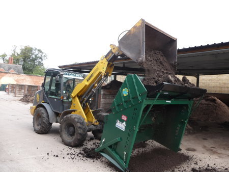 Campey 096 Soil Screener produces tonnes of recyclable material at Royal Liverpool GC