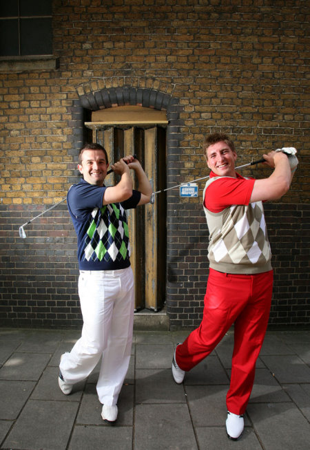 Andrew Harding (left) and Ross Marshall