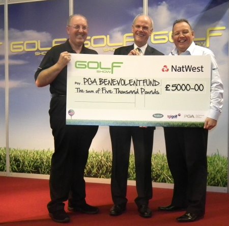 l-r: Foremost Golf chief executive Paul Hedges, PGA chief executive Sandy Jones and TGI Partnership managing director Eddie Reid (picture courtesy of The PGA)