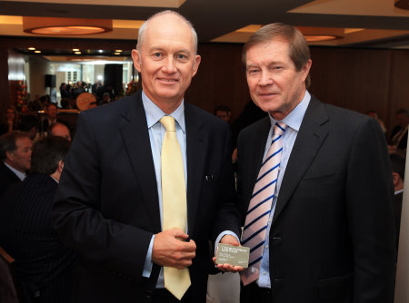 Roger Chapman (left) with George O'Grady