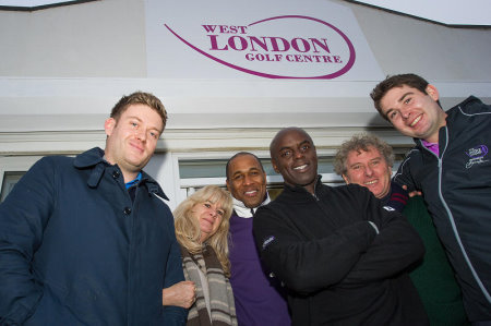 Opening of West London Golf Centre by Les Ferdinand MBE