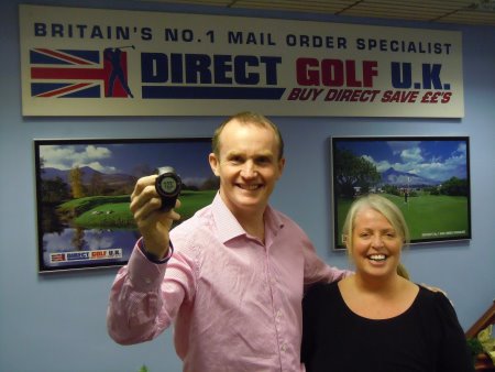 John Andrew and Julie Benford of Garmin