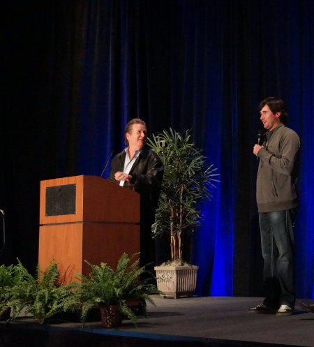 Dana Garmany with Bubba Watson