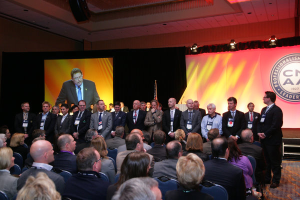CMAA Meeting in Progress - Recognition of International Delegates (photo credit Bruce Mathews/ CMAA)
