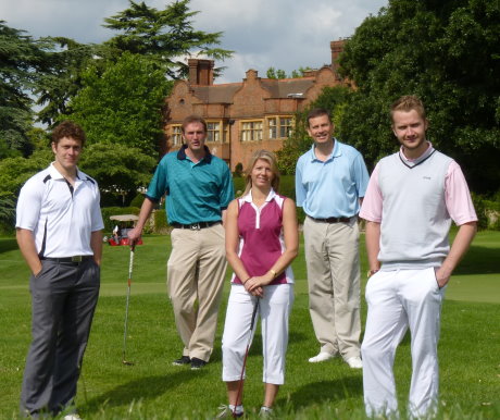 (from left) Adam Robert, Phil Craghill, Maxine Bates, Neil Gray and Sam Elder of GMS