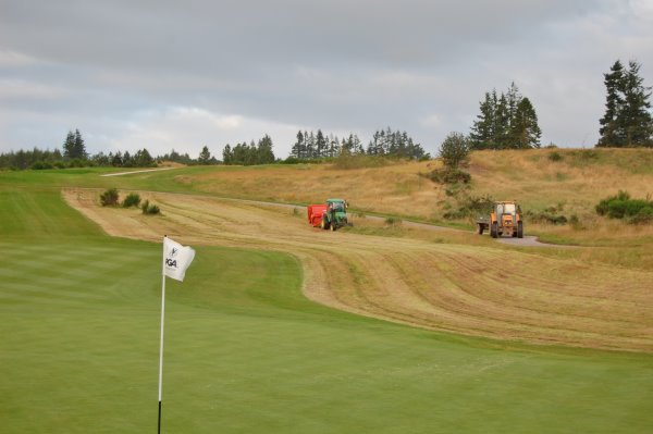 A Super 500 on rough management duty at Gleneagles