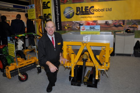 BLEC'S Gary Mumby with the Dual Gravel Bander