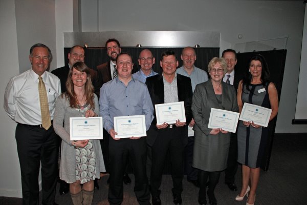 Pictured are all the graduates being presented with their qualification by Gregg Patterson, The Beach Club, Santa Monica, California, who is a renowned world speaker on all aspects of club management.

John Donnelly, Balbirnie Park Golf Club, John Bryceland, Dullatur Golf Club, Tom Cummings, Kirkintilloch Golf Club, Paul Arthur, PGA Professional, Canmore Golf Club, Gary Abel, Elgin Golf Club, Anne Burnside, Cowglen Golf Club, Alan Rodger, Hirsel Golf Club, John Kemp – S.G.U. Club Development Officer, Claire Middleton – S.G.U. Club Development Officer, Jackie Davidson - Clubgolf Scotland Manager