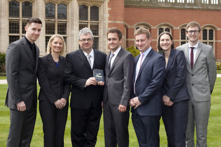 (left to right) Lee Marshall, Louise Davis, Steve Gould, Jack Cole, Chris Murtagh, Sarah Walton and Alex Nicholson (courtesy of Dave Warren)