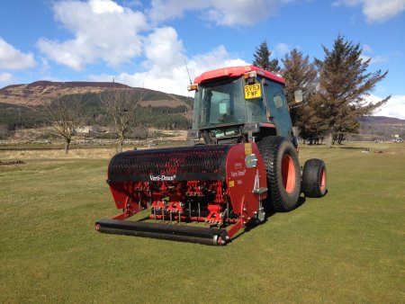 Verti-Drain 7416 at Golspie Golf Course