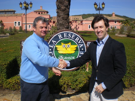 Ramon Luengo Martinez, Director General of Sotogrande S.A and Juan Alvarez, who is the GM at La Reserva