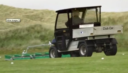 Club Car features in European Tour vide