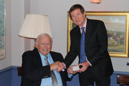 Earlier this year Dave Thomas was awarded Honorary Life Membership of The European Tour by Chief Executive George O’Grady