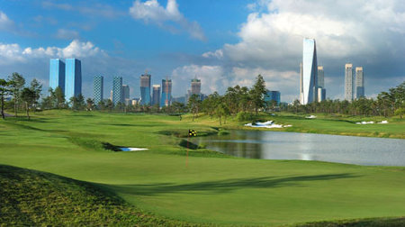 Jack Nicklaus Club, Korea, 7th green