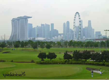 Singapore's only public Golf Course - Marina Bay Golf Course: