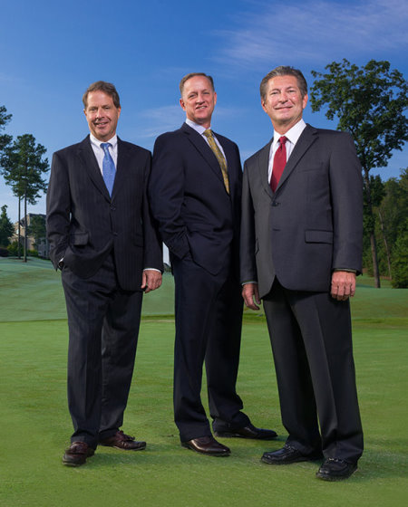 The new Mosaic Clubs & Resorts Partnership: (l to r) Whitney Crouse, Steve Willy and Hud Hinton
