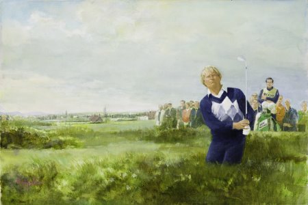 Nicklaus at St. Andrews for his 1978 Open win