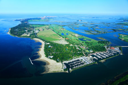 Golf Club Grado from the air