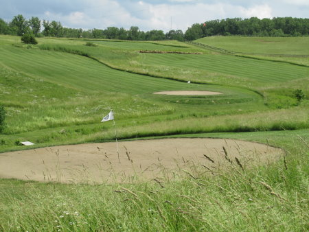 The Hurdzan course at Glenlaurel Hole #3 (Wee Burn) background #2 (Fax Hole) and #5 (Wall Hole)