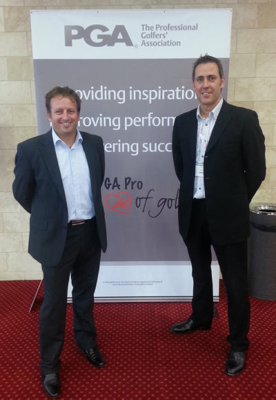 59Club directors, Simon Wordsworth and Matt Roberts at The Golf Show 2013
