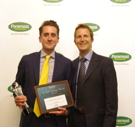 Tim Hall (left) with Andy Martin