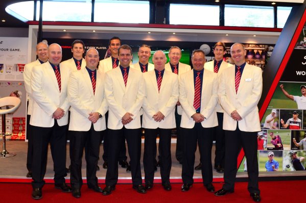 Titleist UK Sales Staff in their White Coats at The Golf Show in Harrogate.j