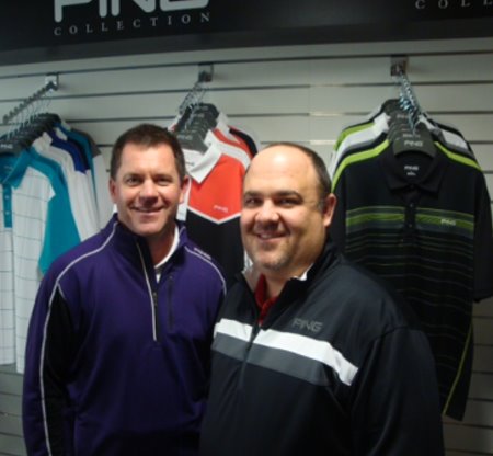 Andy Solheim and Mike Forsey (right)