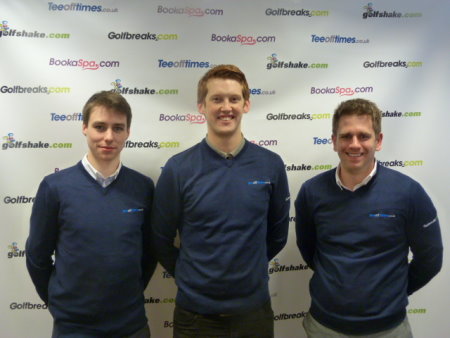 From left: William Castle, Chris O’Hagan, Chris Knight