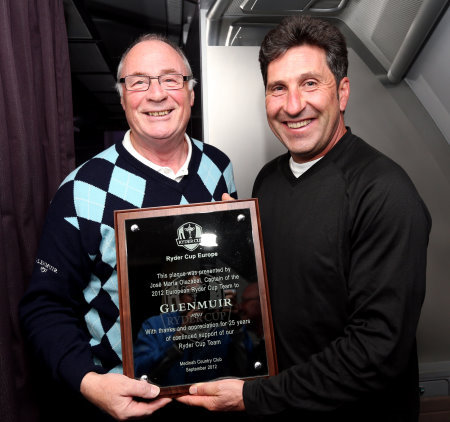 Colin Mee with José Maria Olazábal