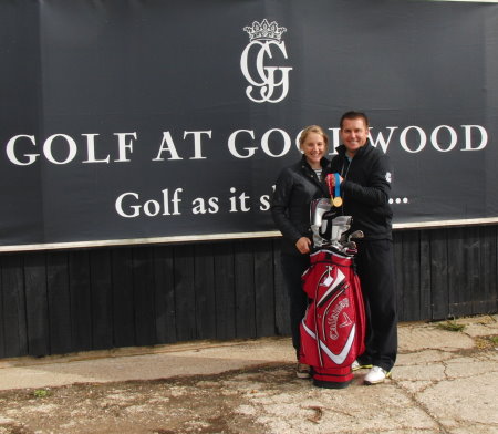 Sarah Ayton with Ryan Fenwick