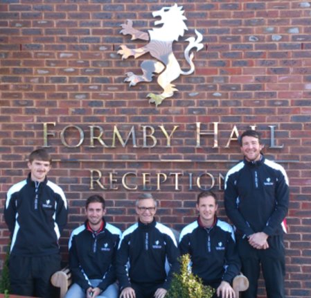 From left: David Goscombe, Richie Marsden, Mark Williams, Ryan Gillespie, Ian Finnis