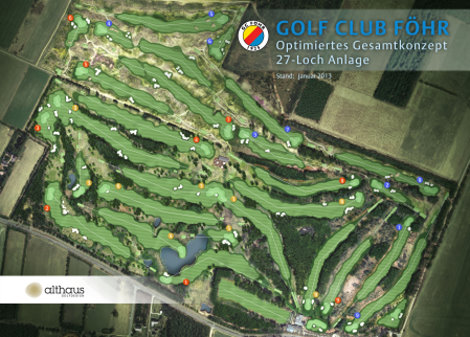 Future layout of the 27-hole golf course