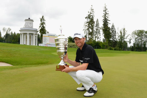2013 M2M Russian Open winner Michael Hoey at Tseleevo Golf & Polo Club (© Getty Images)