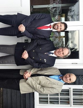 Tony Healy (Pin High Golf Group), Paul Blake (Canterbury GC) and Roger Hyder (Pin High Golf Group)