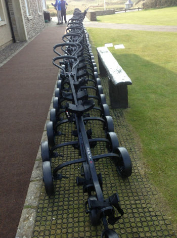 Big Max fleet at KIngsbarns Golf Club