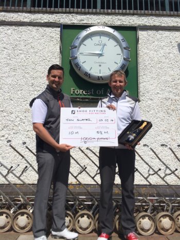 The 1000th FootJoy shoe-fitting