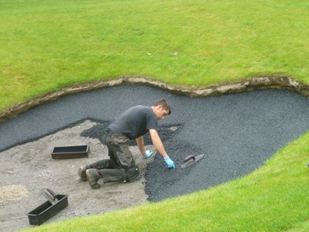 A member of Profusion's team installs a Blinder Bunker