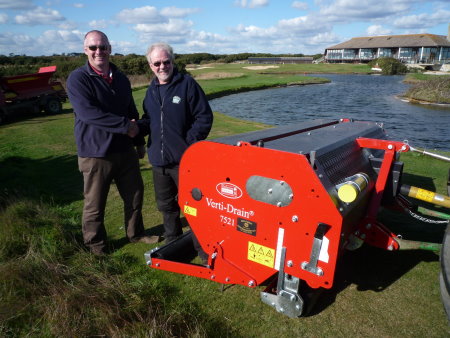 Tony Gadd (right) with Nick Darking of Charterhouse