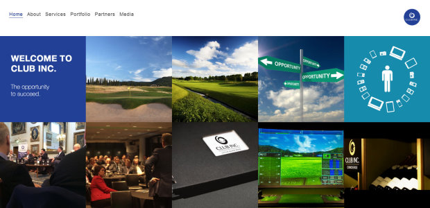 Club Inc.'s new website