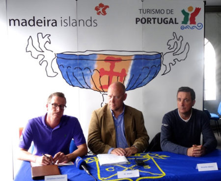 (from left) Jonathan Fletcher, Palheiro Estate - Jo Maes , GolfSwitch - OpenTee , Ricardo Abreu Santo da Serra