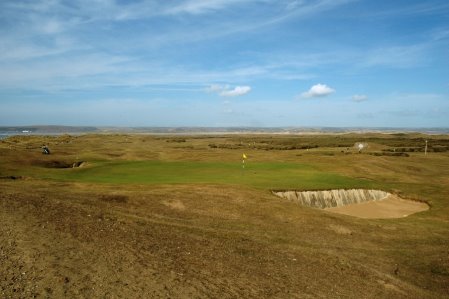 The 5th green of Royal North Devon