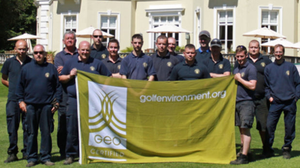 Greenkeeping team at Burhill Golf Club