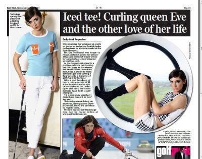 GolfPunk's Eve Muirhead takes in 'Daily Mail'