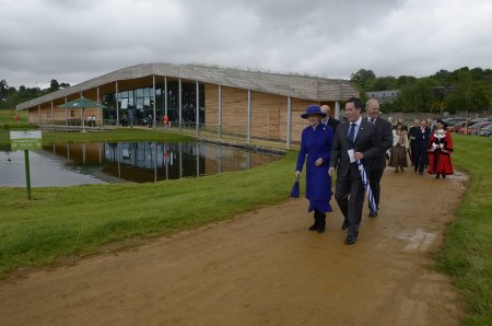 Jon Dummett with Her Royal Highness Princess Alexandra