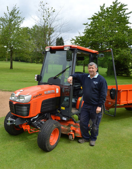 Kubota with Kim Blake, Course Manager at Fulford Heath Golf Club, 