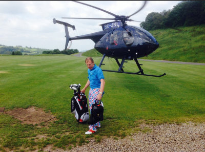 Roger Southam arrives at Celtic Manor